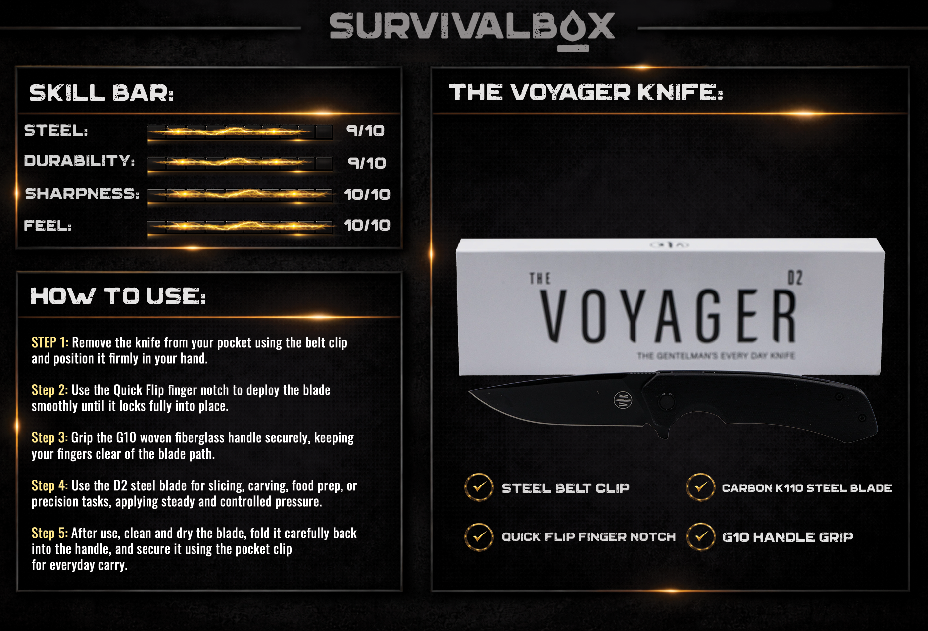 SURVIVAL SKILL CARD